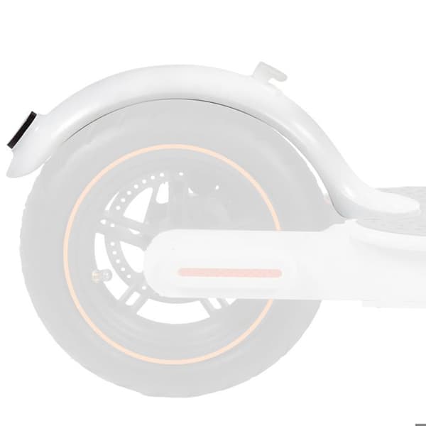Bakskärm för Xiaomi M365 kickbike med vit LED