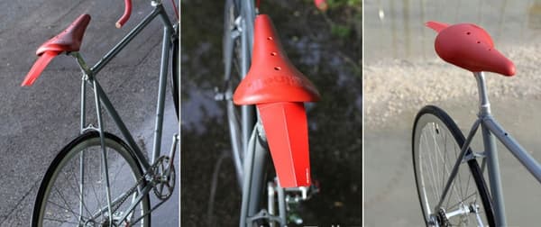 Mini bakre cykelstänkskydd under sadeln, lila