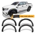 Miniatyrbillede 2 af 2: Fender Flares til Ford Ranger, Mat Sort, ABS Materiale,Reflektor stil