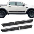 Miniatyrbillede 2 af 2: Ford Ranger Raptor Karrosseriklædning, Sidedør Molding Beskyttere, Kompatibel 2015-2022, Karrosseriklædning