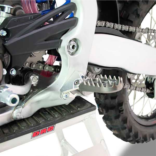 Drc Leveät Matalat Jalkatapit Yamaha Yz 65 18-20/85 02-20/125/250 99-20/250 F 01-16/450 F 03-15/125/250 X 17-20 Hopeinen