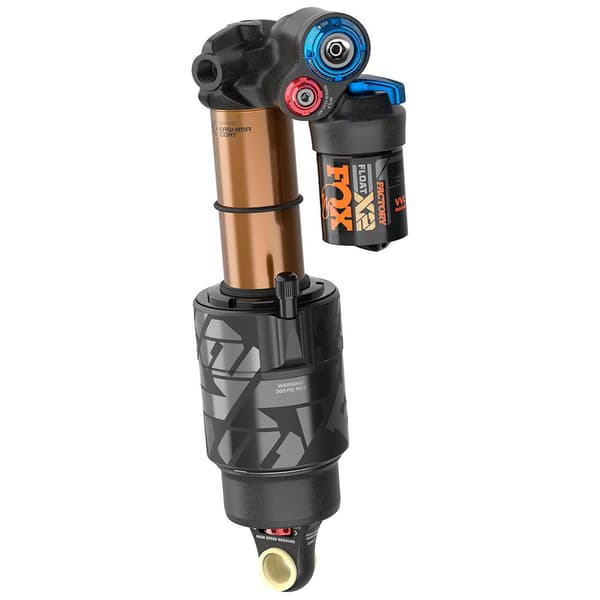 Fox Shokki Float X2 Kashima Factory Series 2pos-adj Trunnion Musta,Kultainen 55 mm / 185 mm