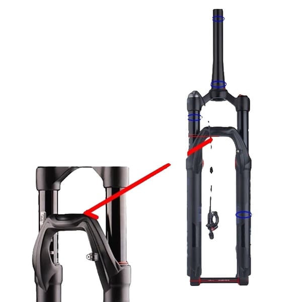 BOLANY Cykelgaffel, Boost Genomgående Axel, Återfjädringsjustering, 29 Fjärr 120mm