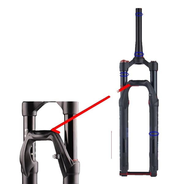Bakgaffel, 120 mm vandring, justerbar dämpning och återgång,27.5Boost Manual 120