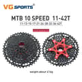 Miniatyrbillede 2 af 2: Cykelfrihjul, Ultralight Design, Flere Hastighedsindstillinger, 10s 42t sort
