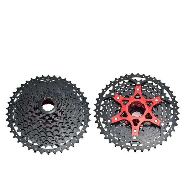 Cykelfrihjul, Ultralight Design, Flere Hastighedsindstillinger, 9s 42T sort
