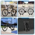 Miniatyrbild 7 av 9: Cykelställ för markcykel Kolfiberställ för 20” till 29” cyklar Svart