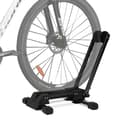 Miniatyrbild 1 av 9: Cykelställ för cykelparkering Hjulparkering med tvåaxlig fjäder Fällbar Svart