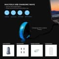 Miniatyrbild 4 av 6: 2-Pack Uppladdningsbar LED-Armband – Högsynlighets Löparljus