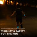 Miniatyrbild 6 av 6: 2-Pack Uppladdningsbar LED-Armband – Högsynlighets Löparljus