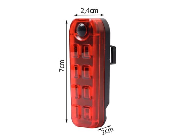 USB-genopladelig LED cykellygte