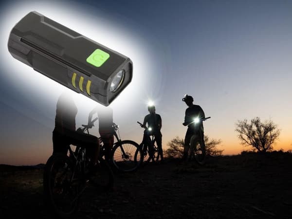 Cykellygte LED foran og bagpå - USB-genopladelig