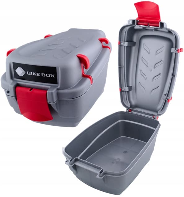 Pyörätelineen tavaratila iso 15L SILVER POLISH