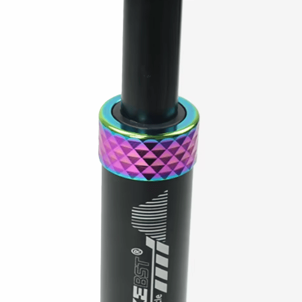 WAKE ROXAR amorterad cykelsadelstolpe, diameter 30,9 mm, svart