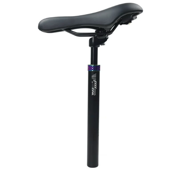 WAKE ROXAR amorterad cykelsadelstolpe, diameter 30,9 mm, svart