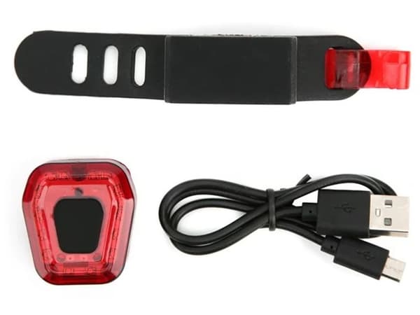 USB-genopladelig LED cykellygte