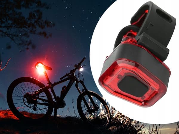 USB-genopladelig LED cykellygte
