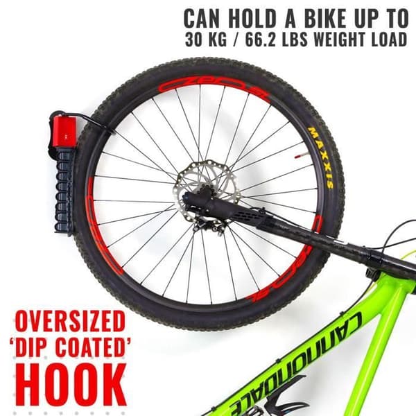 Stöd för snurrande väggfäste för cykel PRO BIKE TOOL - Vertikalt förvaringsstöd för 1 cykel i garaget eller