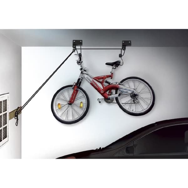 M-Wave Bike Lift - Svart - Upphängningssystem för enkel reparation hemma