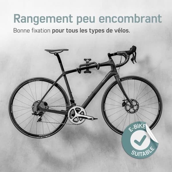 Stödvägg för cykel - Borgen - Fällbar - Justerbar vinkel - Justerbart avstånd - Vadderad