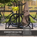 Miniatyrbild 4 av 9: Cykelställ, 90x80x80 cm, Svart