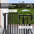 Miniatyrbild 5 av 9: Cykelställ, 90x80x80 cm, Svart