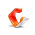Miniatyrbild 2 av 4: Clug roadie cykelklämma för vägg - CLUG - Orange - Robust cykelförvaringsställ