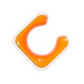 Miniatyrbild 1 av 4: Clug roadie cykelklämma för vägg - CLUG - Orange - Robust cykelförvaringsställ