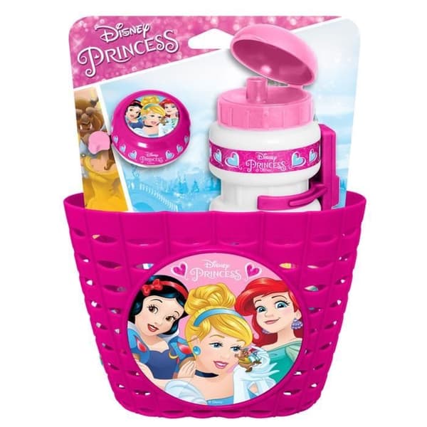 STEMPEL - DISNEY PRINSESSER - Kombinationskurv + Flaske + Bjælde - Pige - Fra 3 år