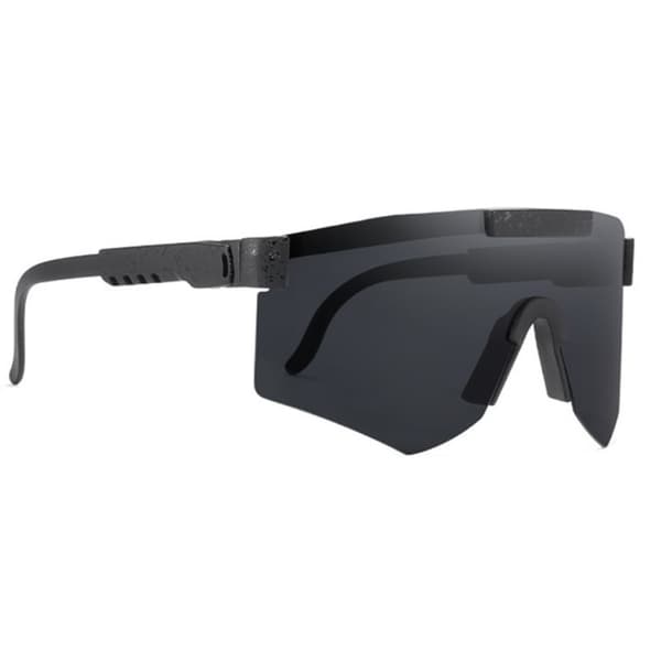 Polariserade Sportsolglasögon Unisex Mattsvart