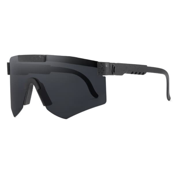 Polariserade Sportsolglasögon Unisex Mattsvart