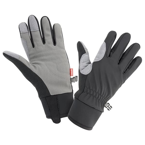 Spiro Unisex skridsikre lange sportshandsker Black/ Grey S
