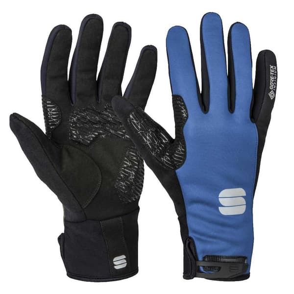 Sportful Långa Handskar Essential 2 Windstopper Blå,Svart M Man