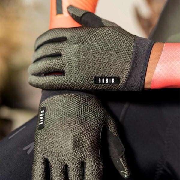 Gobik Pitkät Hanskat Lynx Vihreä 2XL Mies