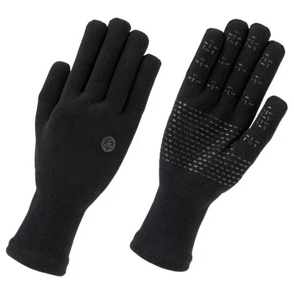Agu Pitkät Käsineet Merino Knit Essential Wp Musta M Mies