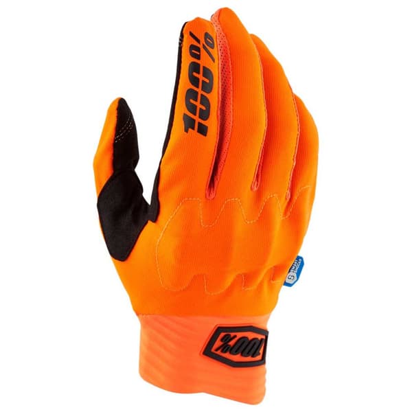 100percent Pitkät Hanskat Cognito Smart Shock Oranssi 2XL Mies