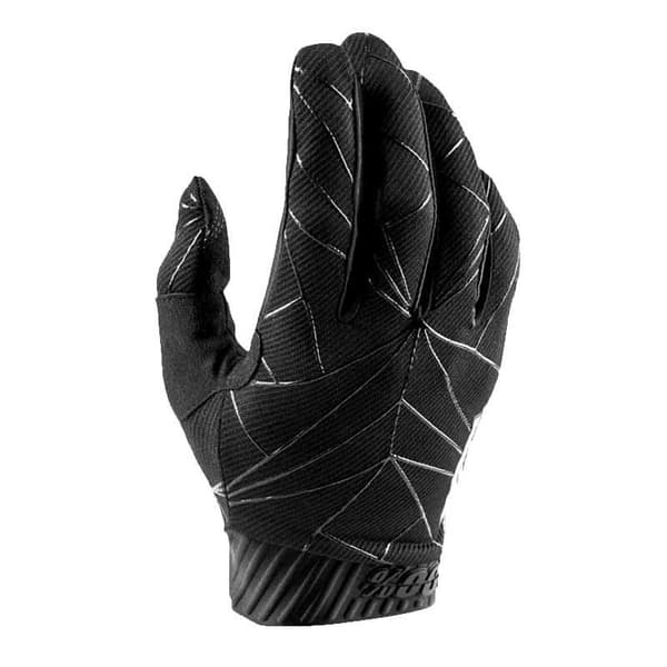 100percent Lange Handsker Ridefit Sort L Mand