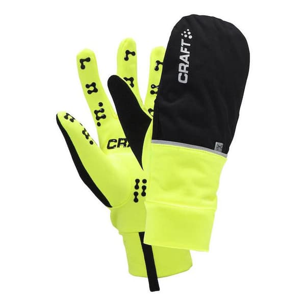 Craft Lange Handsker Hybrid Weather Sort L Mand