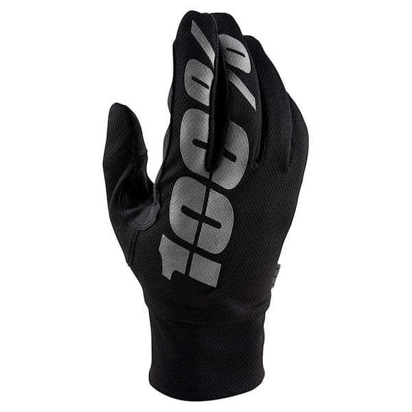 100percent Lange Handsker Hydromatic Sort 2XL Mand