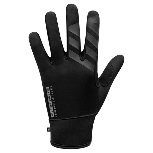 Siroko Lange Handsker Vestkapp Sort XS Mand