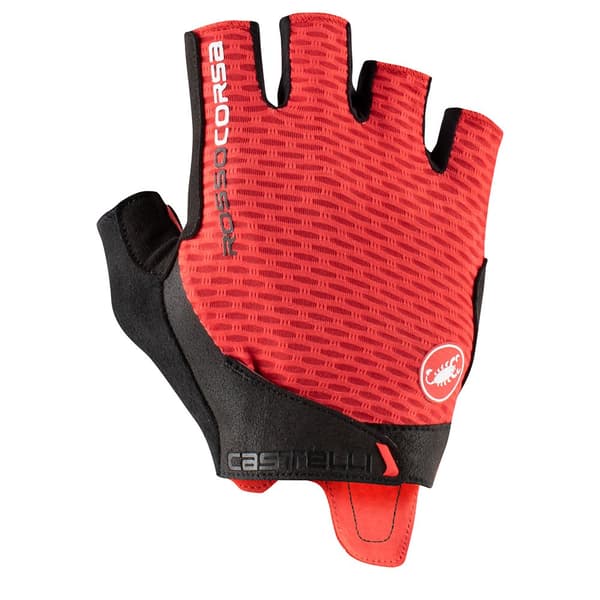 Castelli Käsineet Rosso Corsa Pro V Punainen S Mies