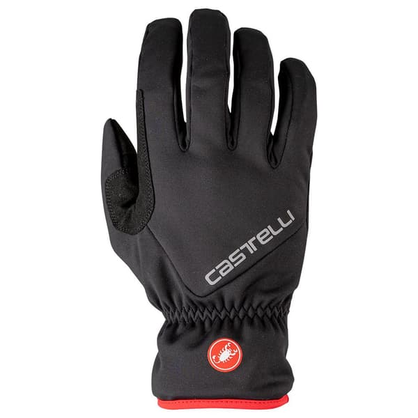Castelli Långa Handskar Entrata Thermal Svart S Man