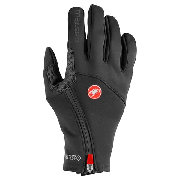 Castelli Lange Handsker Mortirolo Sort 2XL Mand