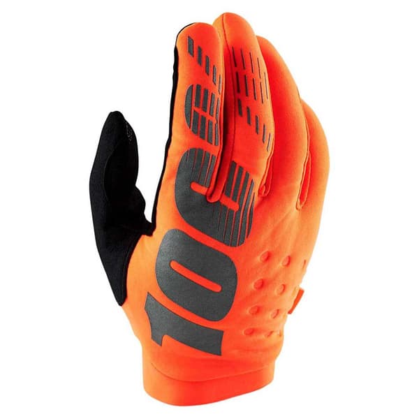 100percent Lange Handsker Brisker Orange L Mand