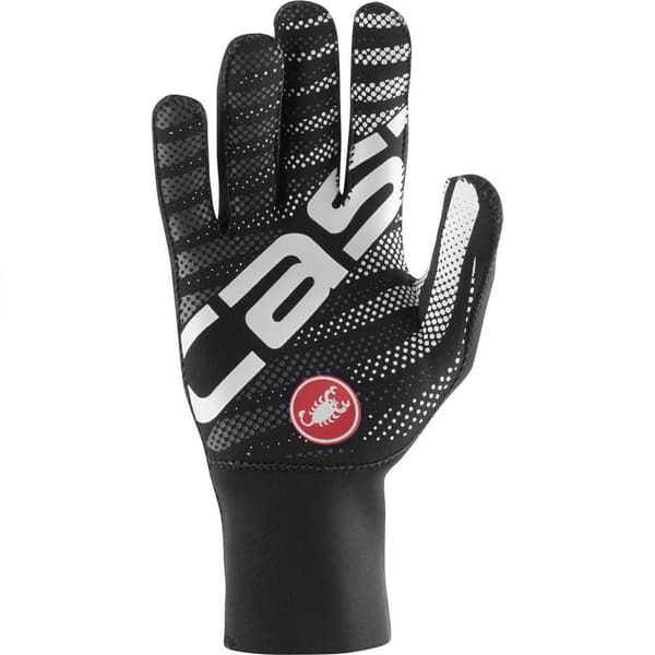Castelli Pitkät Hanskat Diluvio Musta 2XL Mies