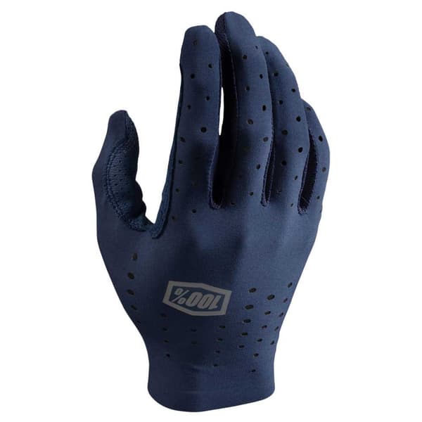 100percent Lange Handsker Sling Blå M Mand
