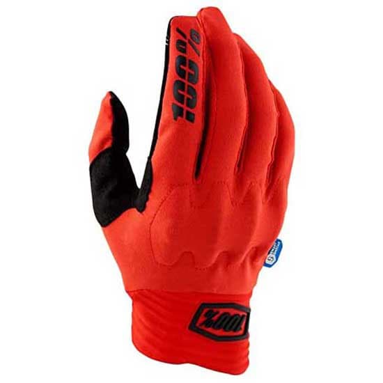 100percent Lange Handsker Cognito Smart Shock Rød M Mand
