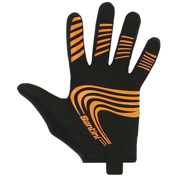Santini Lange Handsker Classic Sort M Mand
