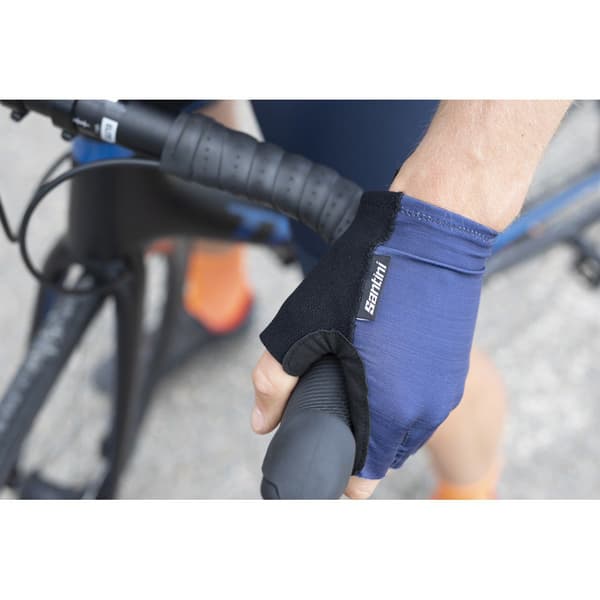 Santini Käsineet Cubo Sininen XL Mies