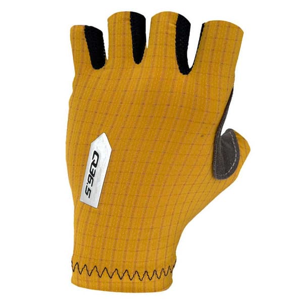 Q36.5 Pinstripe Summer Korte Handsker Gul 2XS Mand